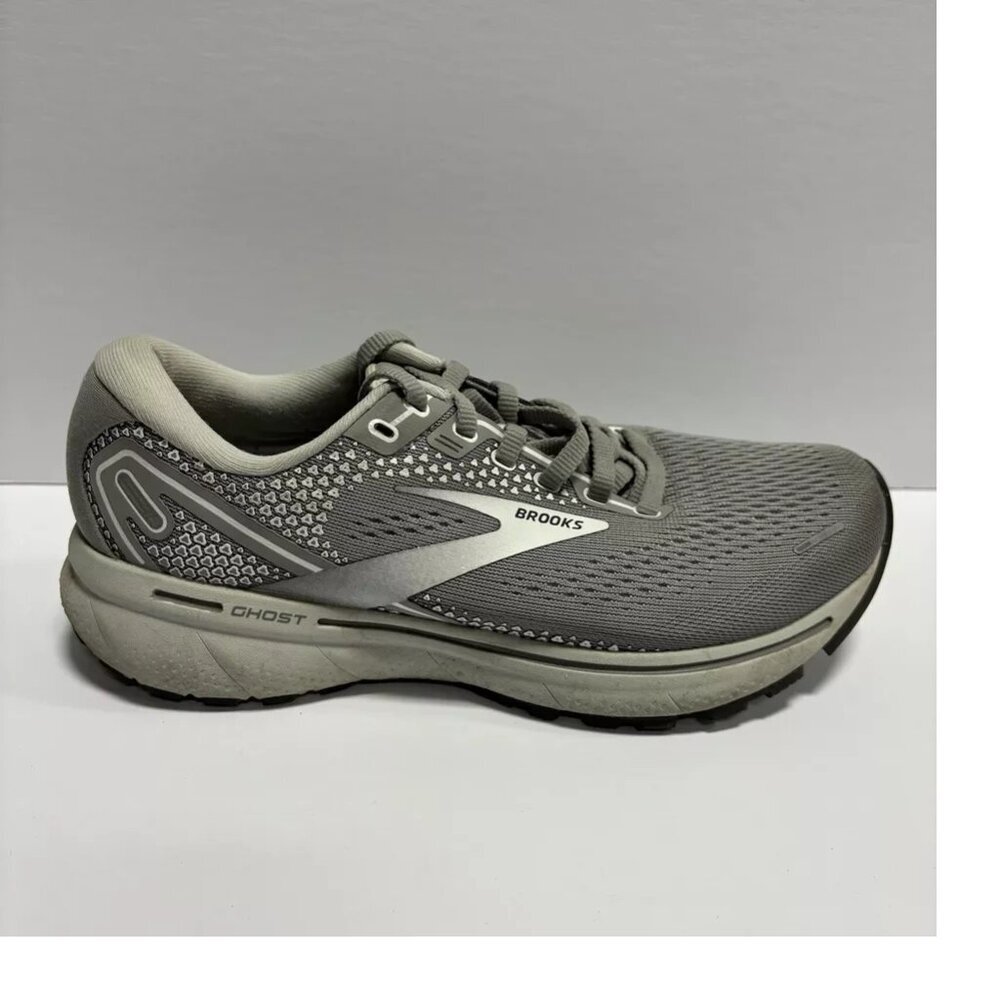 Brooks Women’s Ghost 14 Gray Running Shoes, Size 7 M
